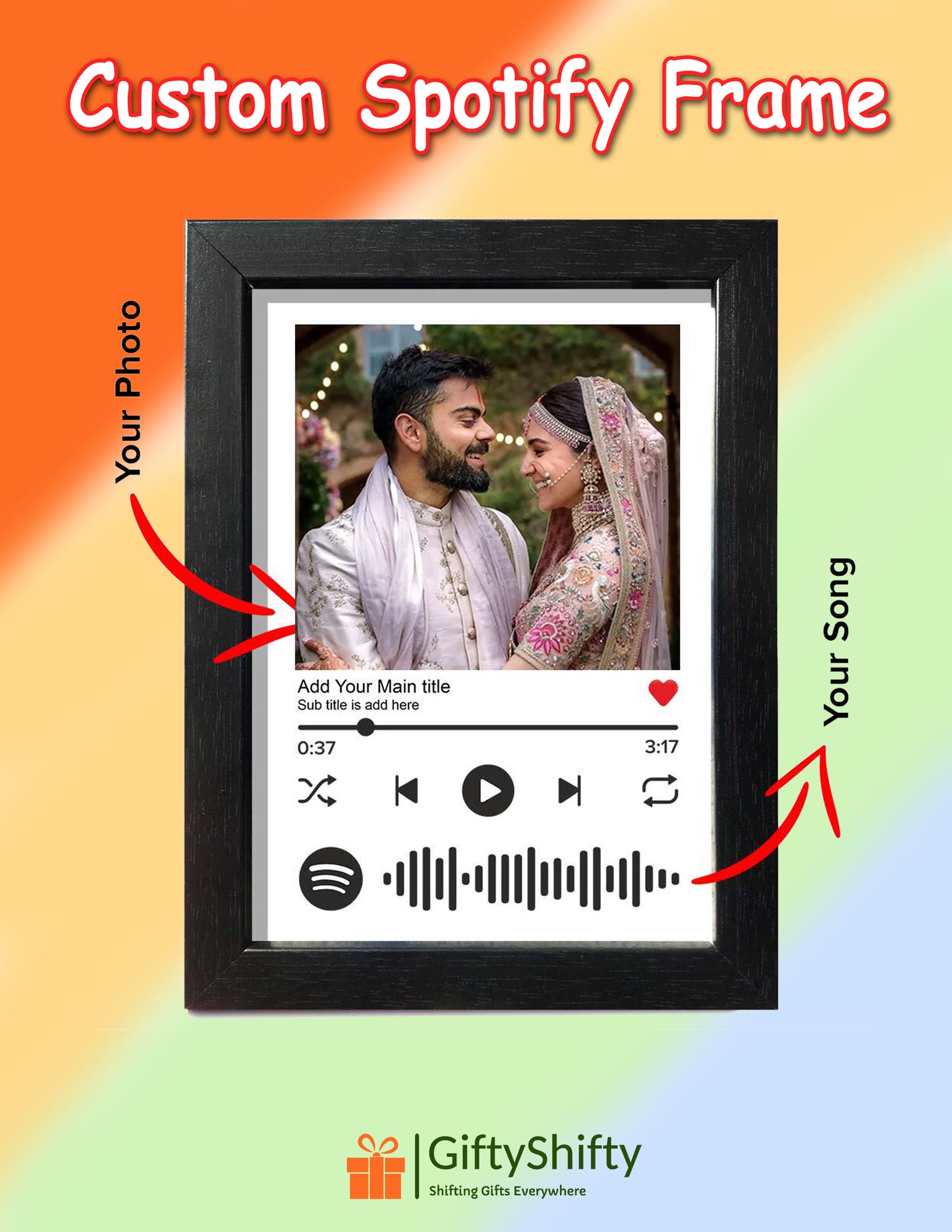 Spotify Frame with Photo